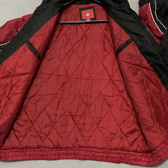 Vintage San Francisco 49ers Jacket Mens XXL Black OG NFL Football Full Zip 2XL - Picture 6 of 16